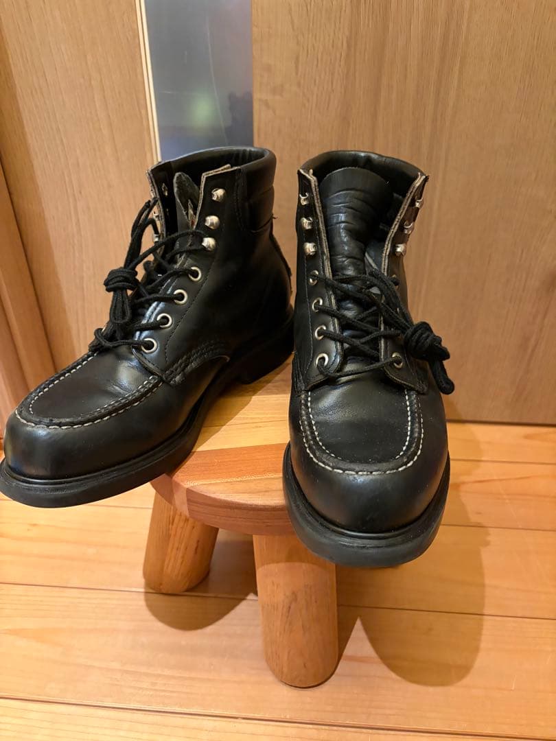 キムタク90s 羽タグREDWING8133 8E美品スーパーソールさんタク