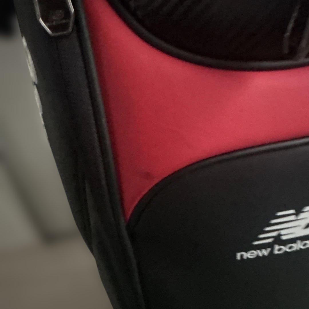 new balance キャディバッグ 黒/赤