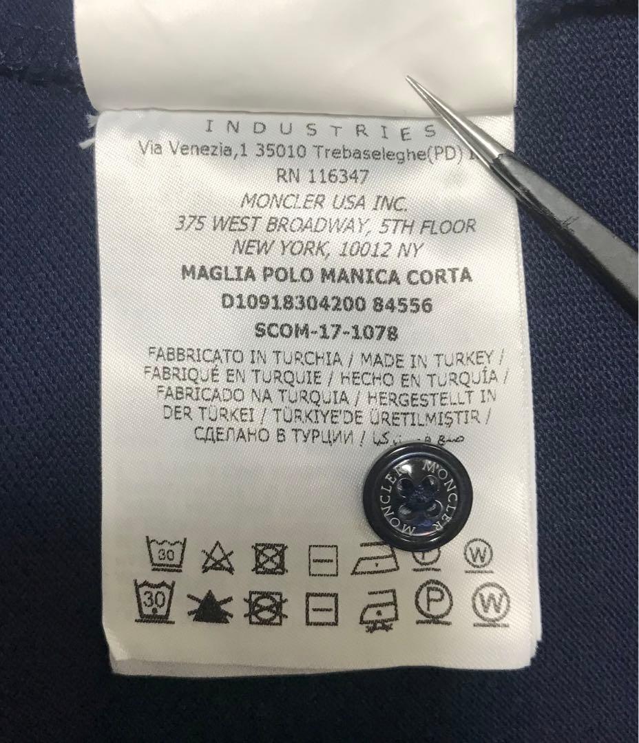 モンクレール　ダブルワッペンポロシャツ