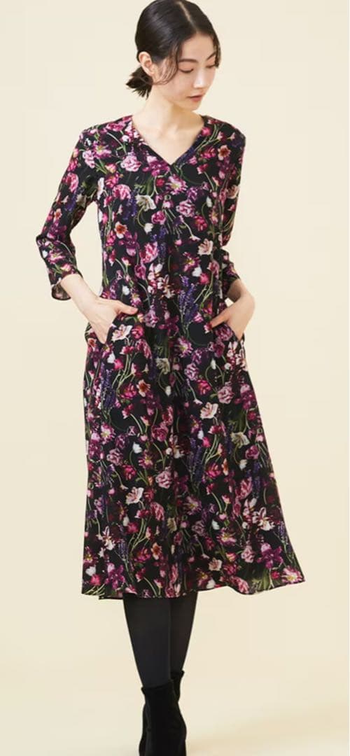 完売品❣️超美品❣️シビラ❣️ チューリップフォトプリントドレス❣️