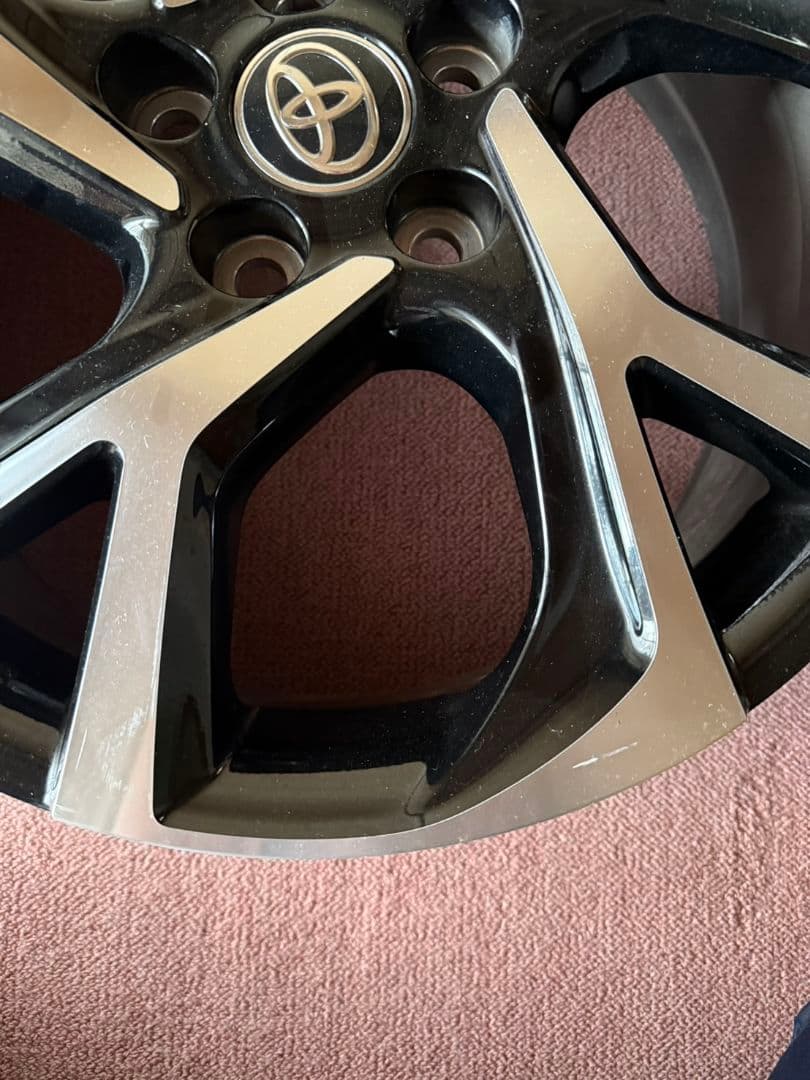 う*ん様 トヨタ 18インチ ホイール ブラック/シルバー