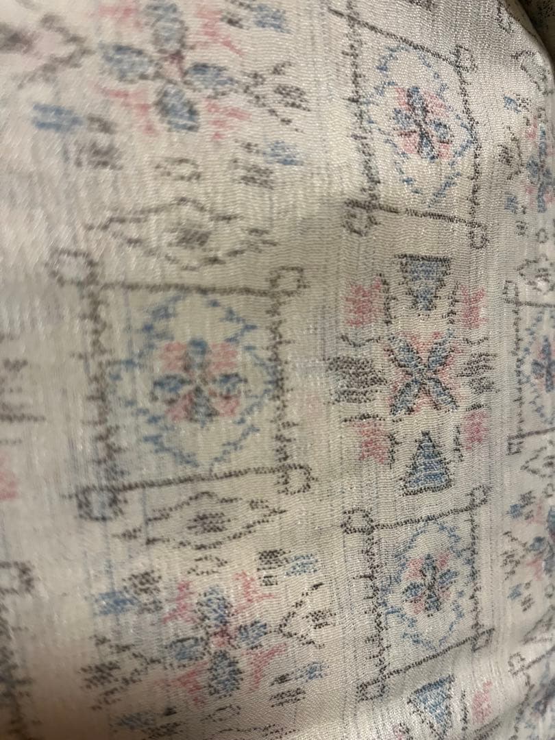 【国宝品】●沖縄県伝統工芸品●【八重山上布】●苧麻●かすり●盛夏●着物