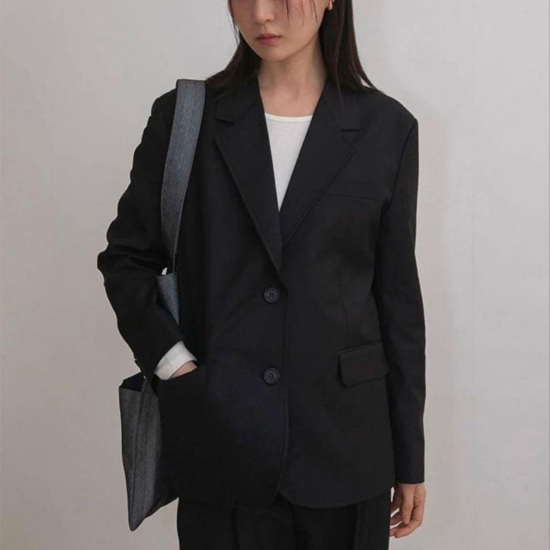 極美品✨OHOTORO Brooklyn Jacket テーラードジャケット 黒