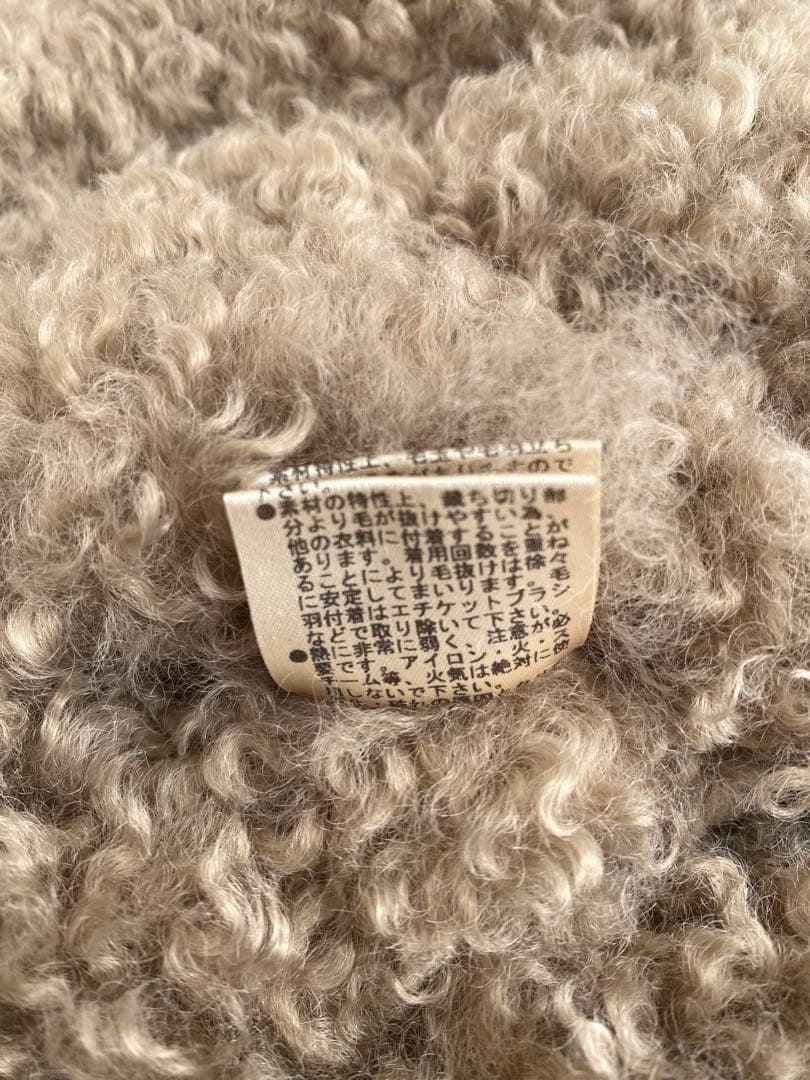 新品　未使用　anuke(アンヌーク) Eco Fur Vest モカ　36