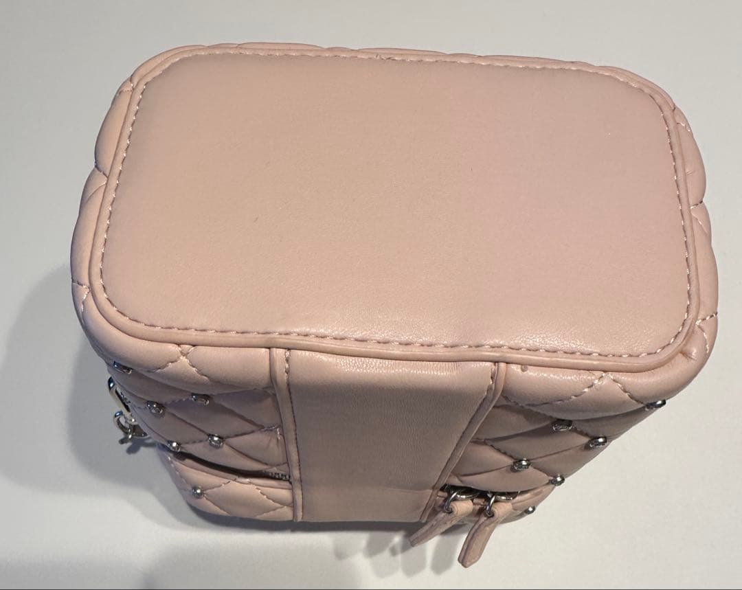 Darich キルティングビジュースクエアミニバッグ PNK