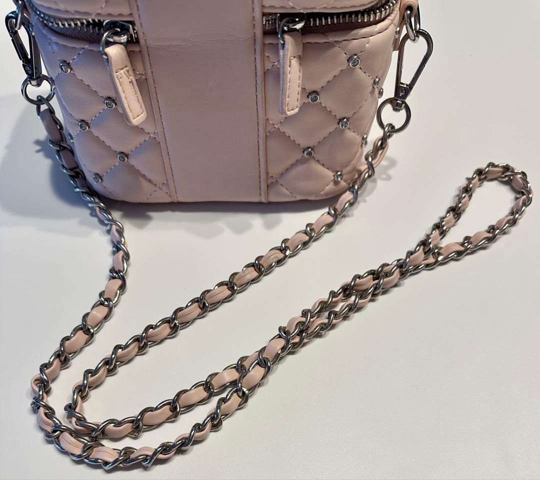 Darich キルティングビジュースクエアミニバッグ PNK