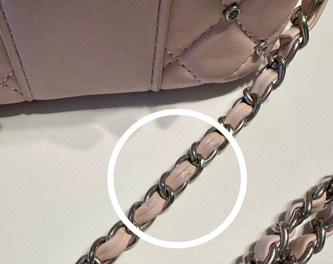 Darich キルティングビジュースクエアミニバッグ PNK