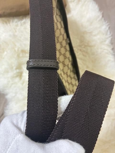 ☆美品☆GUCCI　GGキャンバス　ショルダーバッグ　ブラウン系
