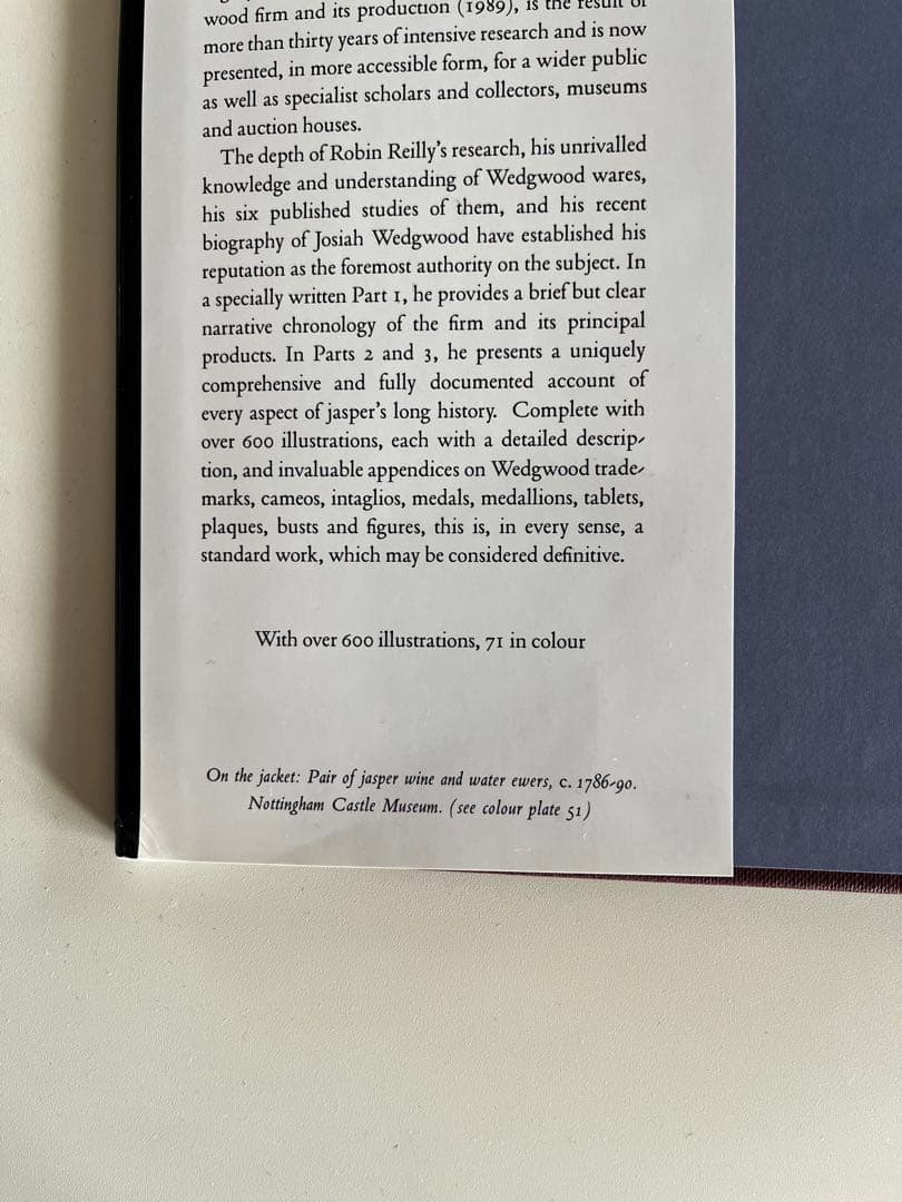 ウェッジウッド　ジャスパーウェア  JASPPER 洋書