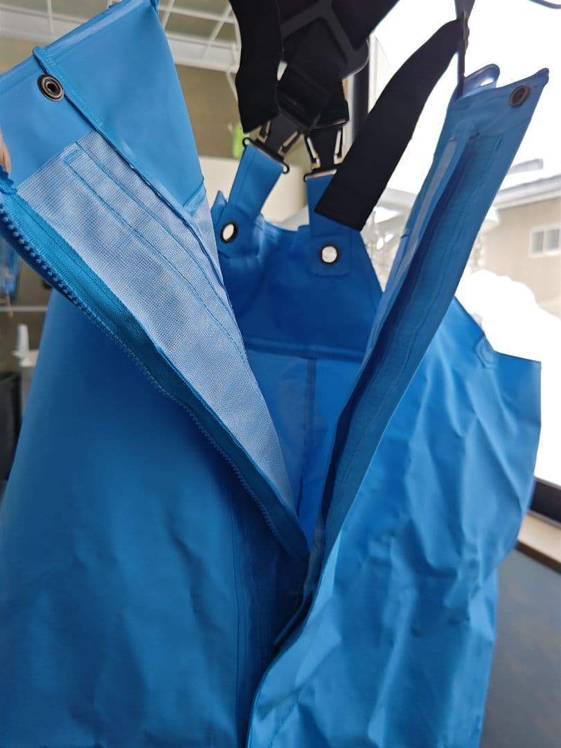 阪神素地前開きサロペットと上着の3点セット