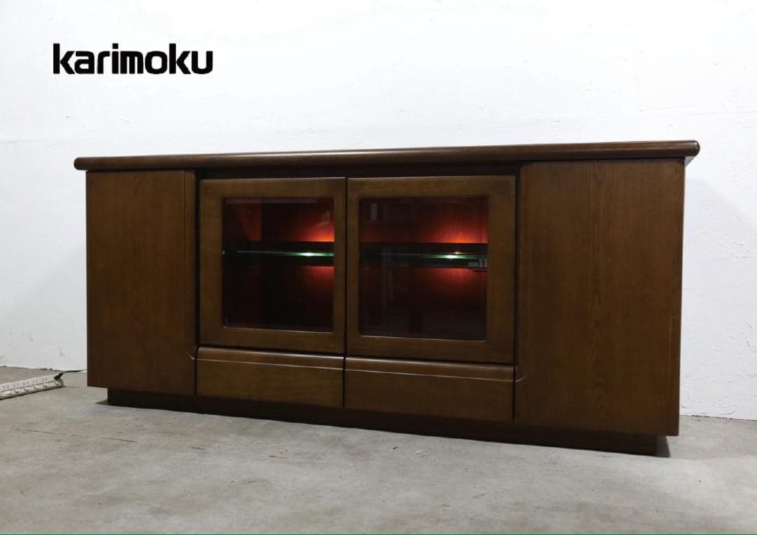 『karimoku』カリモク サイドボード リビングボード 飾棚 RWsid20