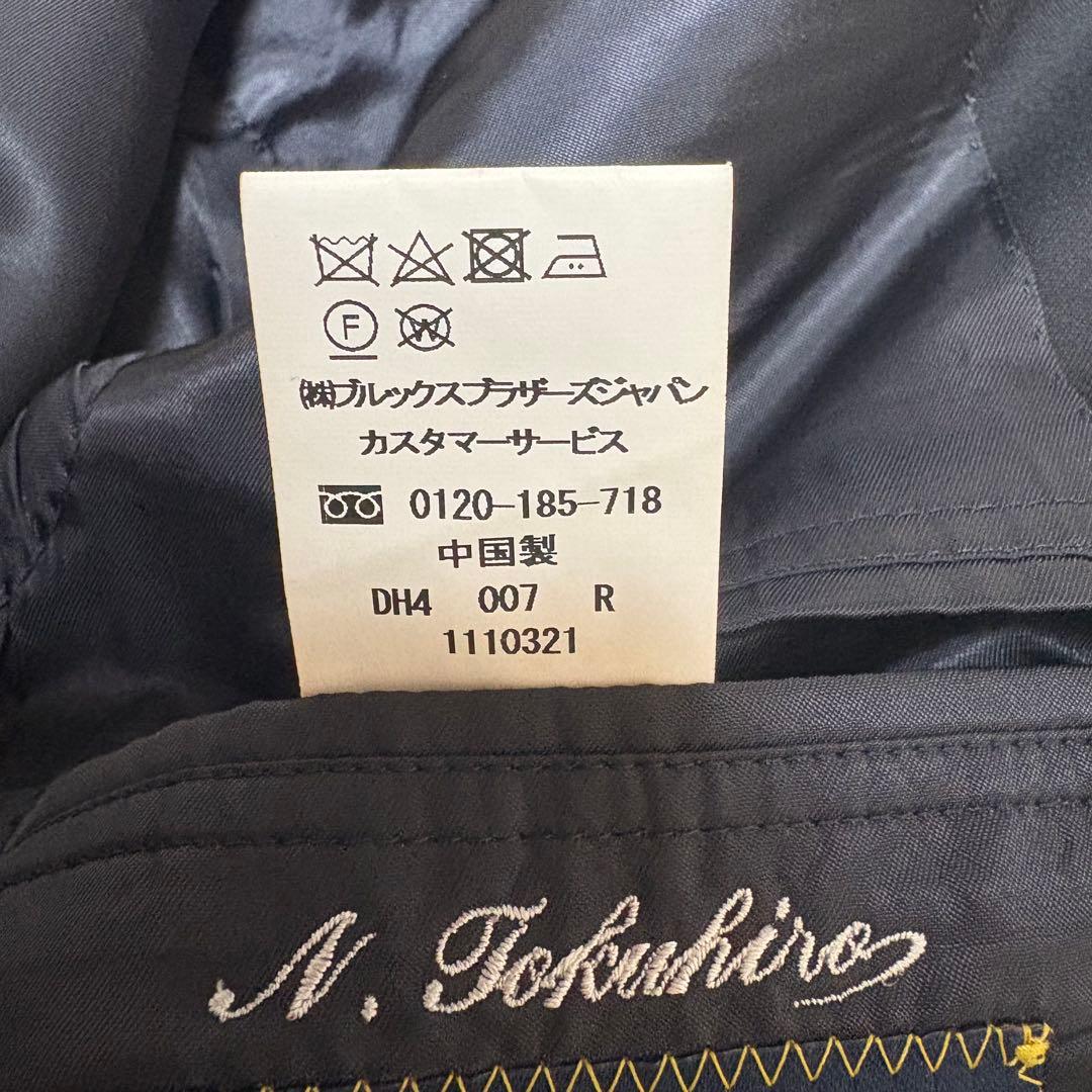 極美品 ブルックスブラザーズ　MADISON カノニコ生地　紺ブレ 金ボタン S