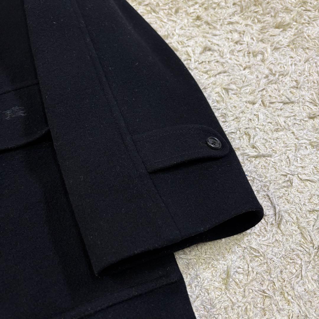 バーバリーロンドン　ノバチェック　ホースロゴ刺繍　ウール　ミドルコート