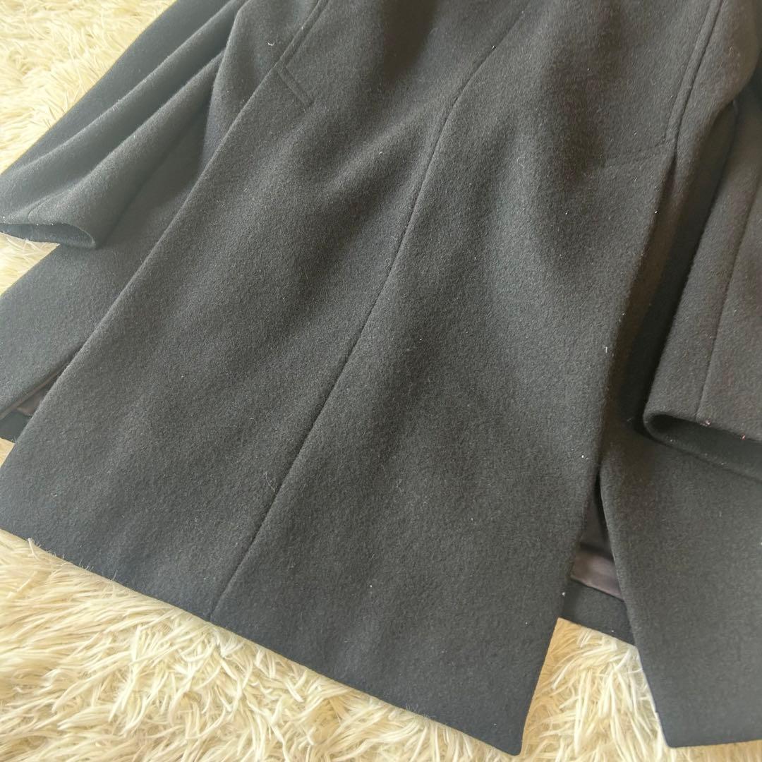 人気　atoアトウ　アンゴラ　LAMP MELTON HOODED COAT L