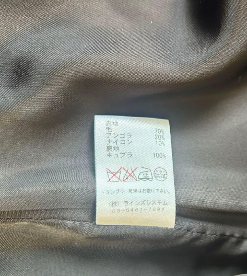 人気　atoアトウ　アンゴラ　LAMP MELTON HOODED COAT L