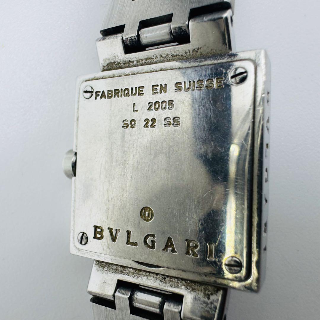 ✨BVLGARI✨ブルガリ✨クアドラード✨SQ22SS✨ブラック文字盤✨腕時計✨