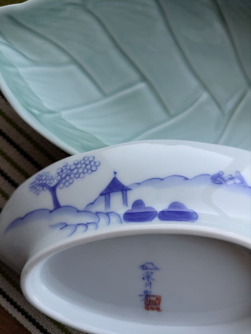 深川製磁筍皿 2点セット