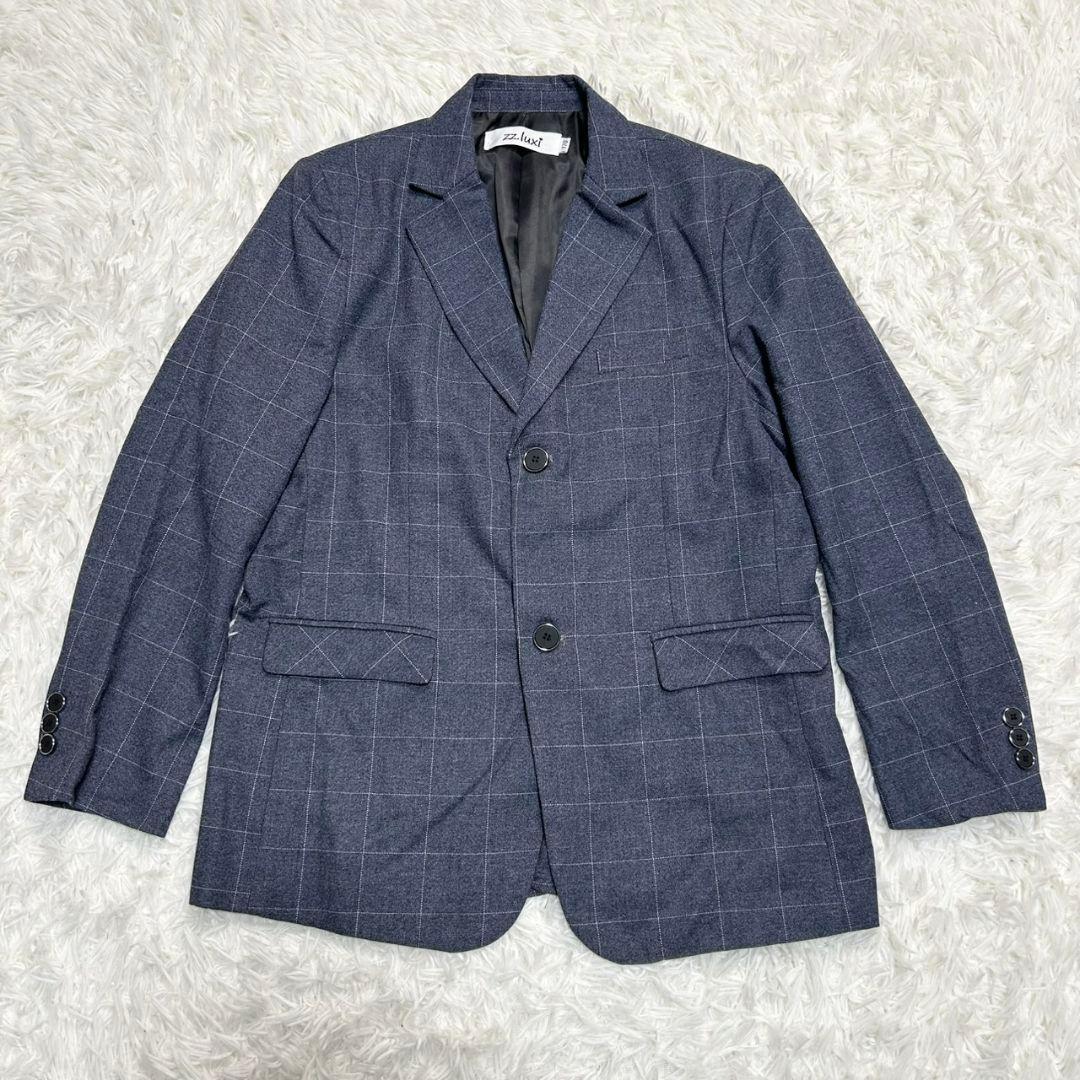 【極美品】zz.luxi フォーマルスーツ キッズ 170 グレー おしゃれ
