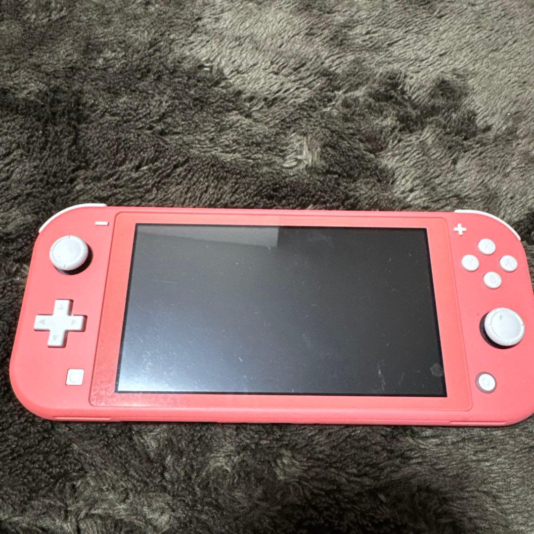 Nintendo Switch Lite ピンク 本体とケース付き　ソフト付き