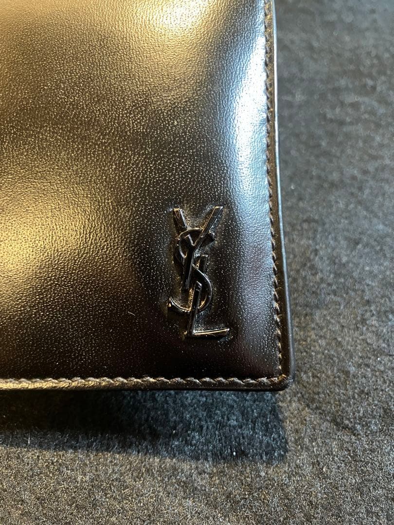 サンローランパリ　SAINT LAURENT PARIS 二つ折りマネークリップ