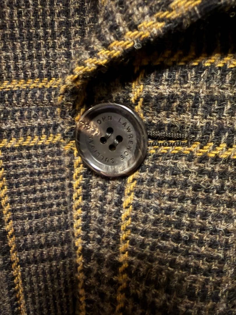 john lawlence sullivan 19aw ツイードオーバーコート