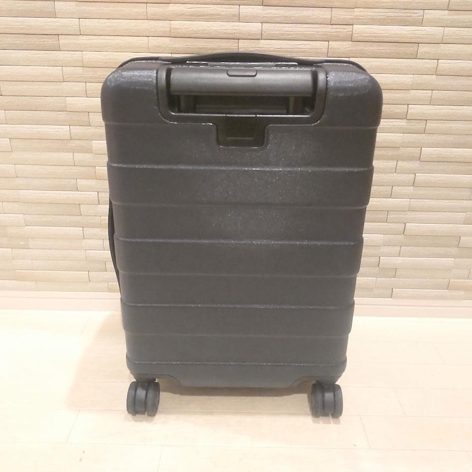 ★美品★ 無印良品 スーツケース35L ストッパー付 ネイビー 機内持ち込み可