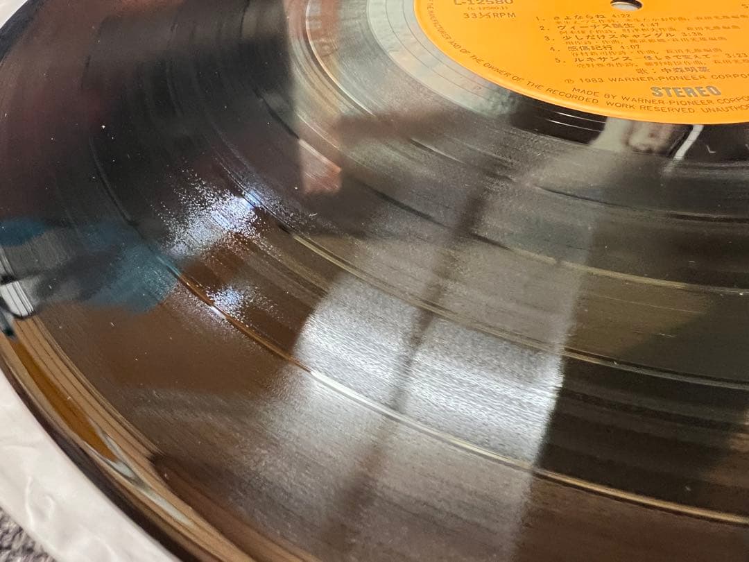 完品 中森明菜 エトランゼ LP邦楽　付属品完備 L-12580 1983年