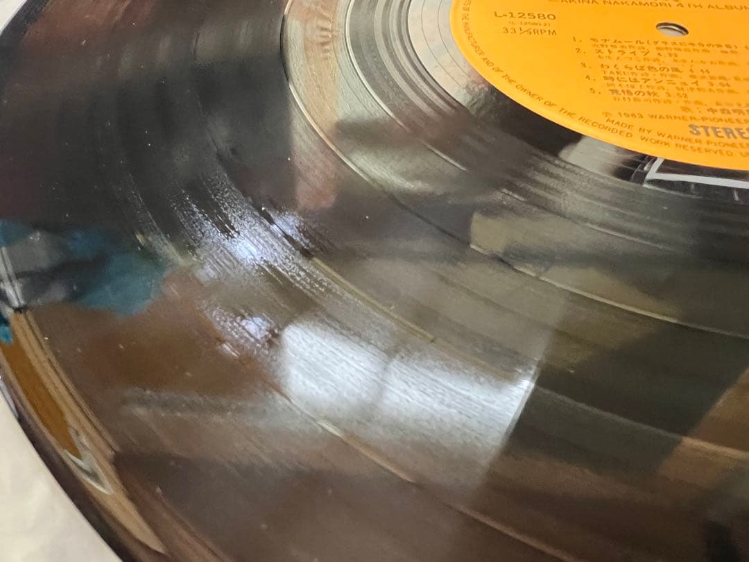 完品 中森明菜 エトランゼ LP邦楽　付属品完備 L-12580 1983年