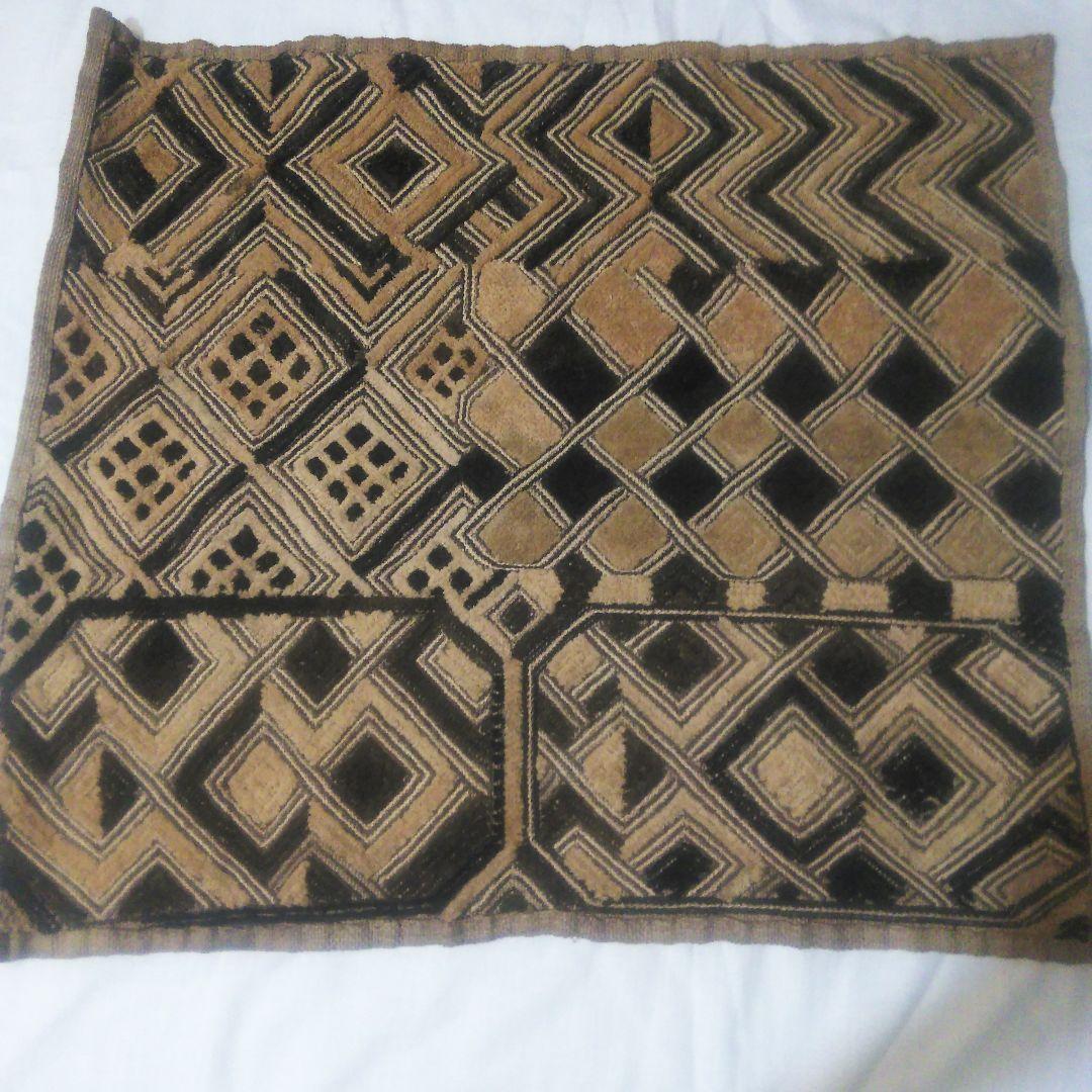 クバ布　草ビロード　アフリカ　ヴィンテージ