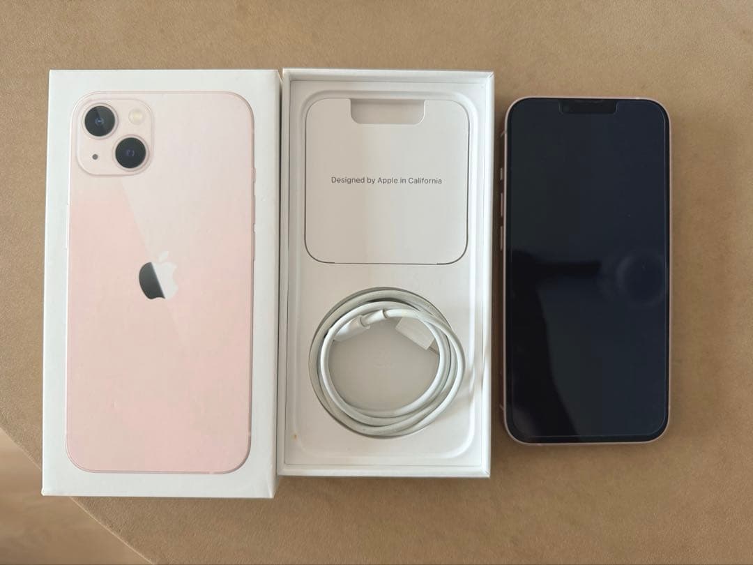 電池残量85% SIMフリー iPhone13 256GB 付属品全てあり