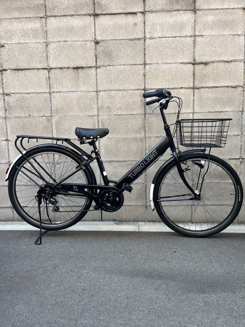 両タイヤほぼ新品　ターボライト　黒