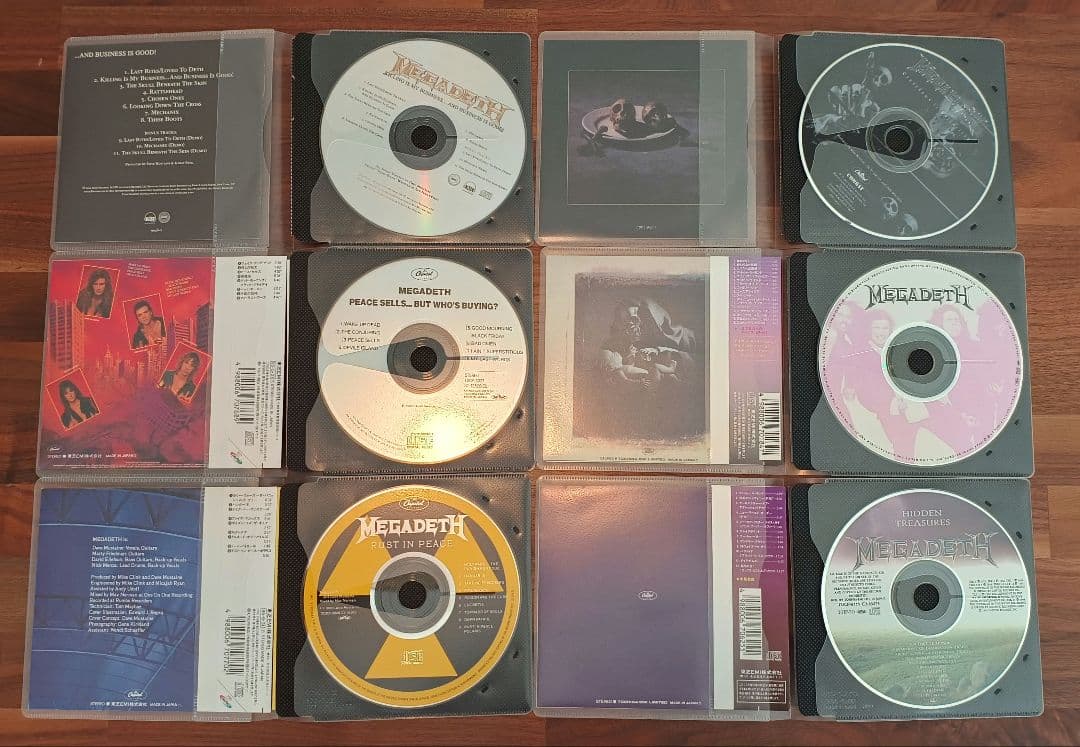 Megadeth メガデス CD まとめ売り 17枚セット