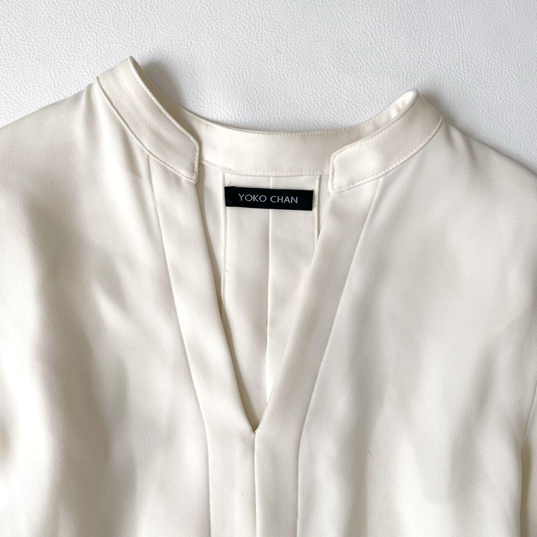 美品　とろみ感有　ヨーコチャン　オールインワン ジャンプスーツ バックスリット