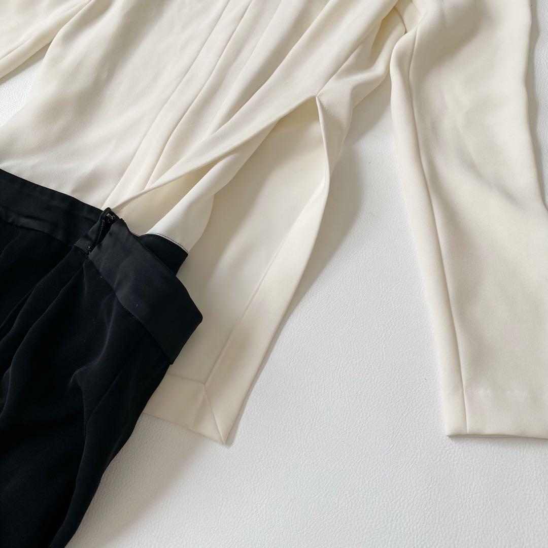 美品　とろみ感有　ヨーコチャン　オールインワン ジャンプスーツ バックスリット