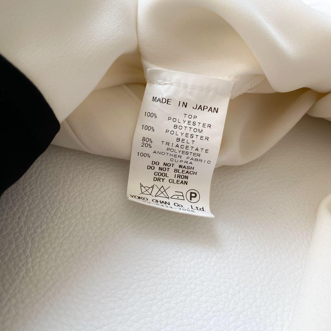 美品　とろみ感有　ヨーコチャン　オールインワン ジャンプスーツ バックスリット