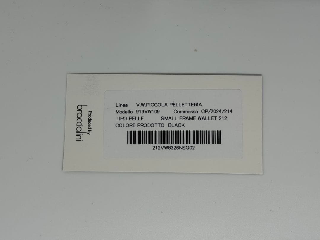 【新品未使用】Vivienne Westwood 黒 三つ折り財布