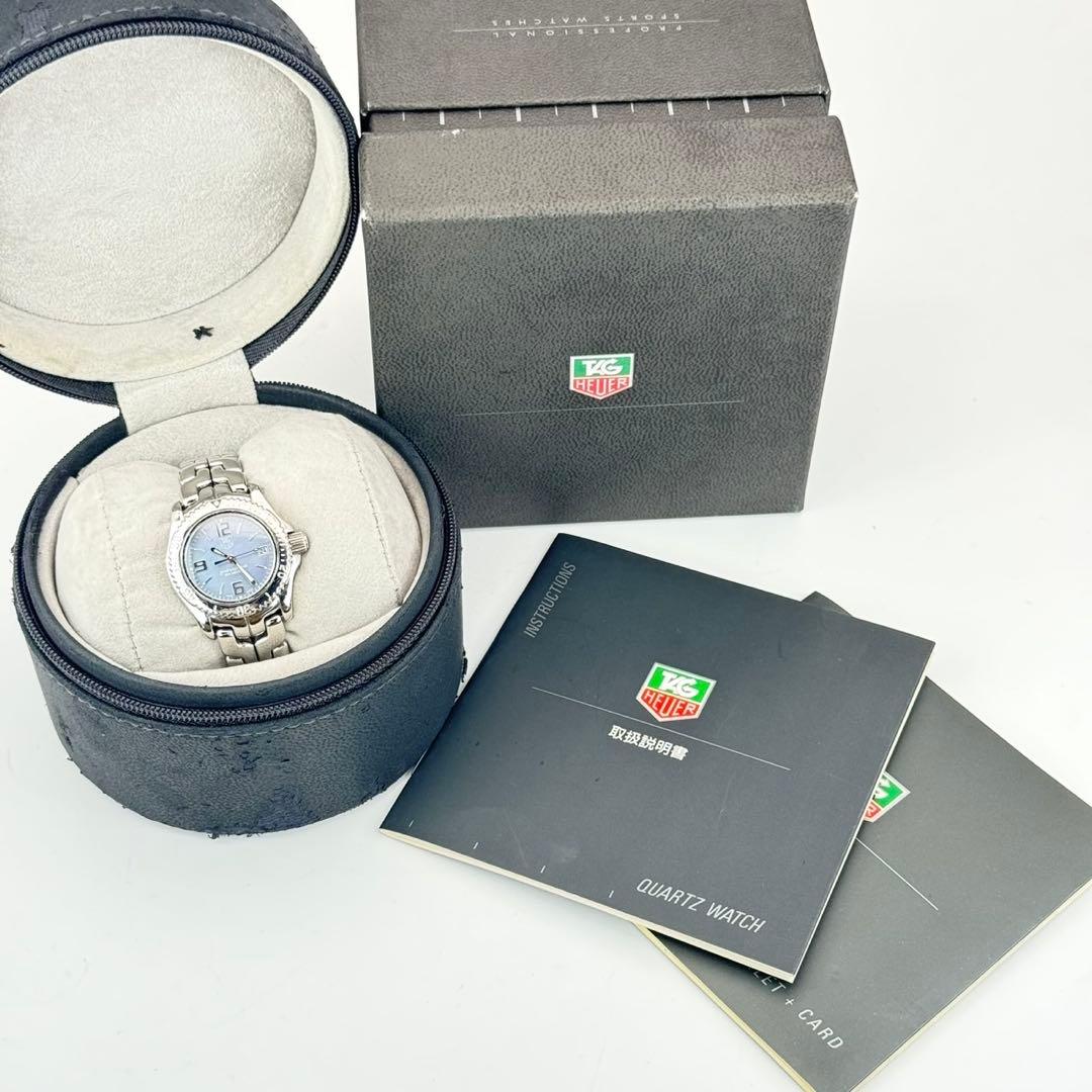 美品✨　新品電池　タグホイヤー　WT141B リンク　ブルーシェル　付属品