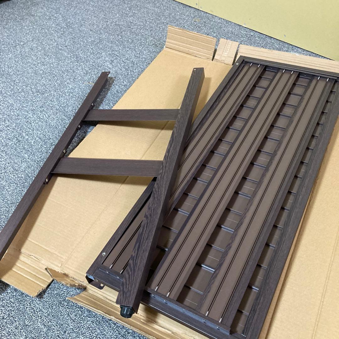 ALMAX エアコン室外機カバ-930×380×860mmアルミ製KB-93-D