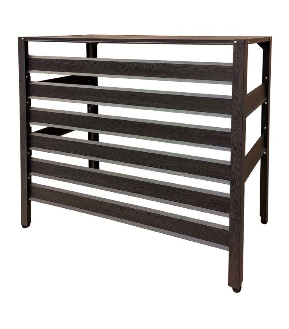 ALMAX エアコン室外機カバ-930×380×860mmアルミ製KB-93-D