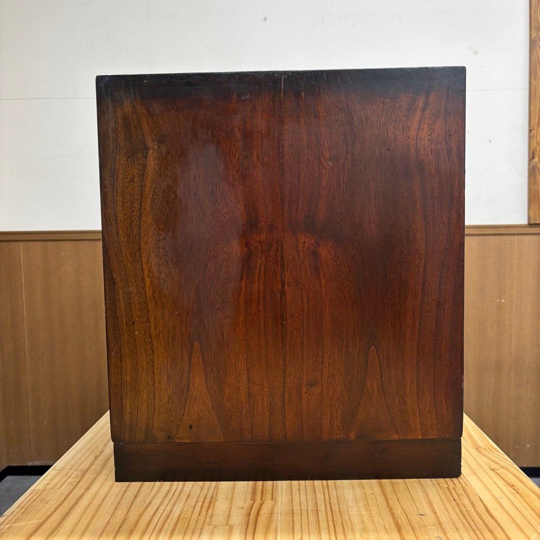 木製　李朝家具 サイドボード 時代箪笥 錠前 キャビネット