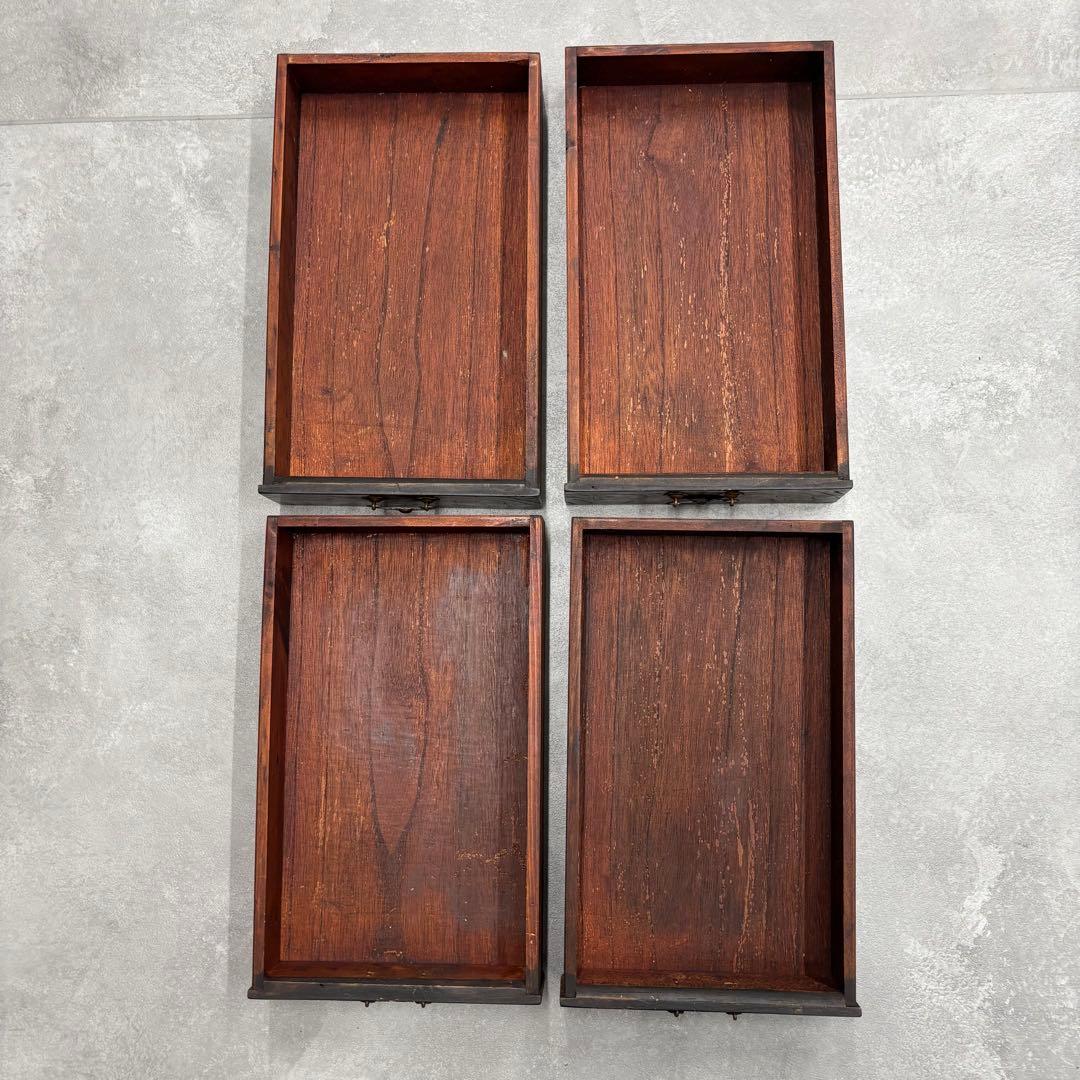 木製　李朝家具 サイドボード 時代箪笥 錠前 キャビネット