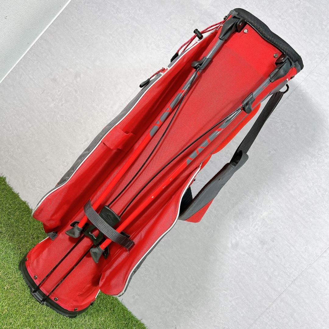 Cobra コブラ キャディバッグ 赤　レッド　スタンド式　フード無し　ゴルフ