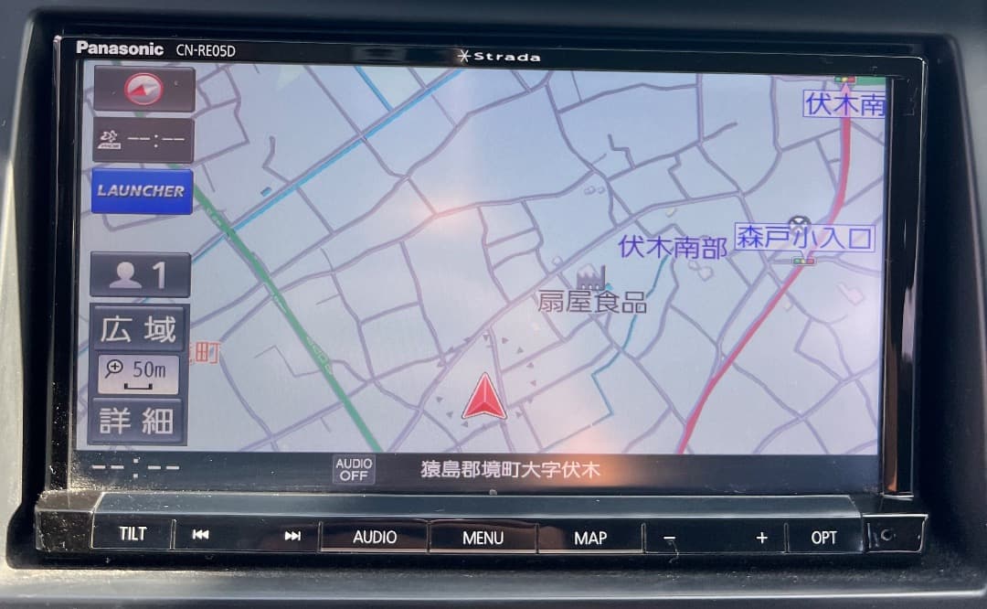 パナソニック CN-RE05D ナビ フルセグ地図データバージョン2018