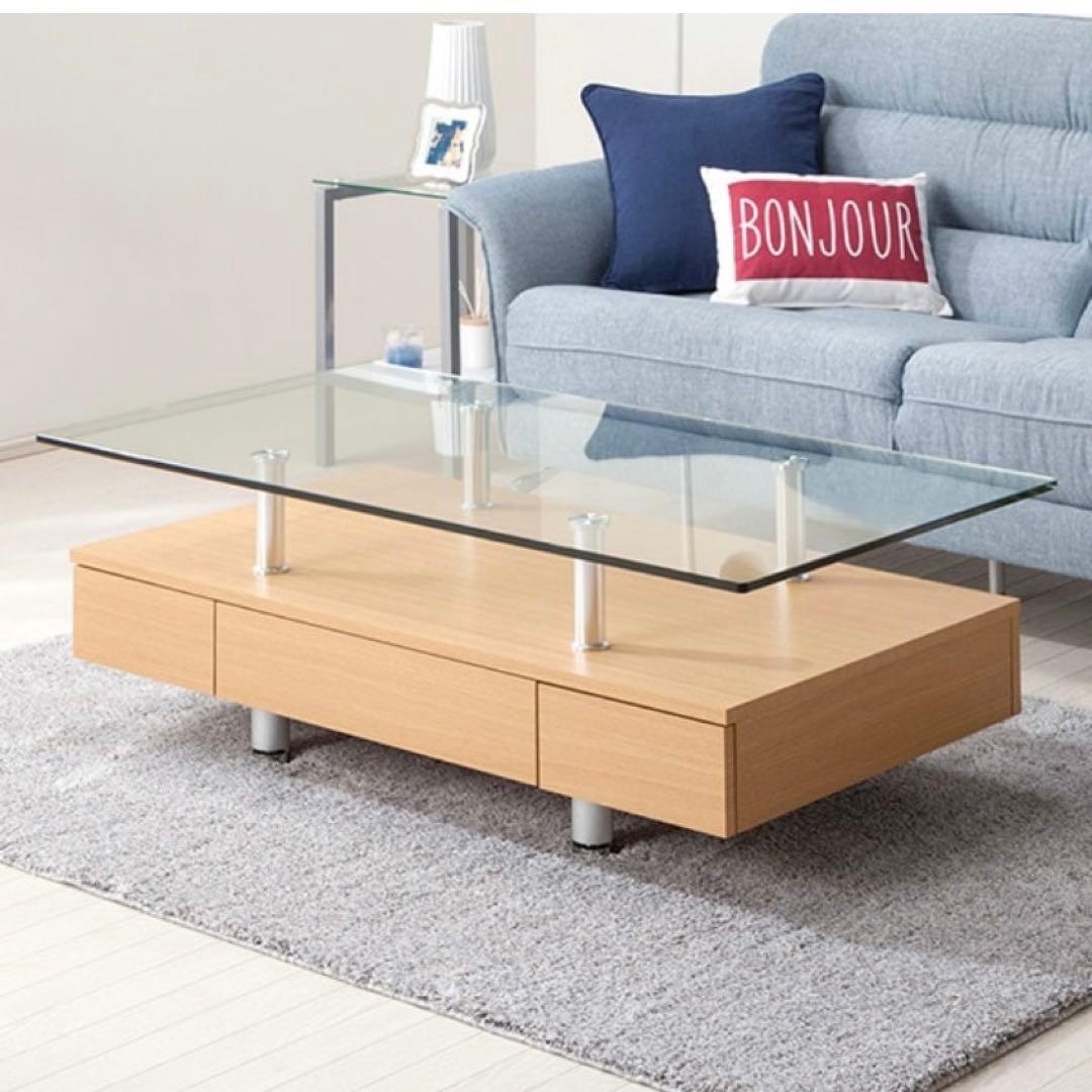 【最終値下げ！】ガラステーブル