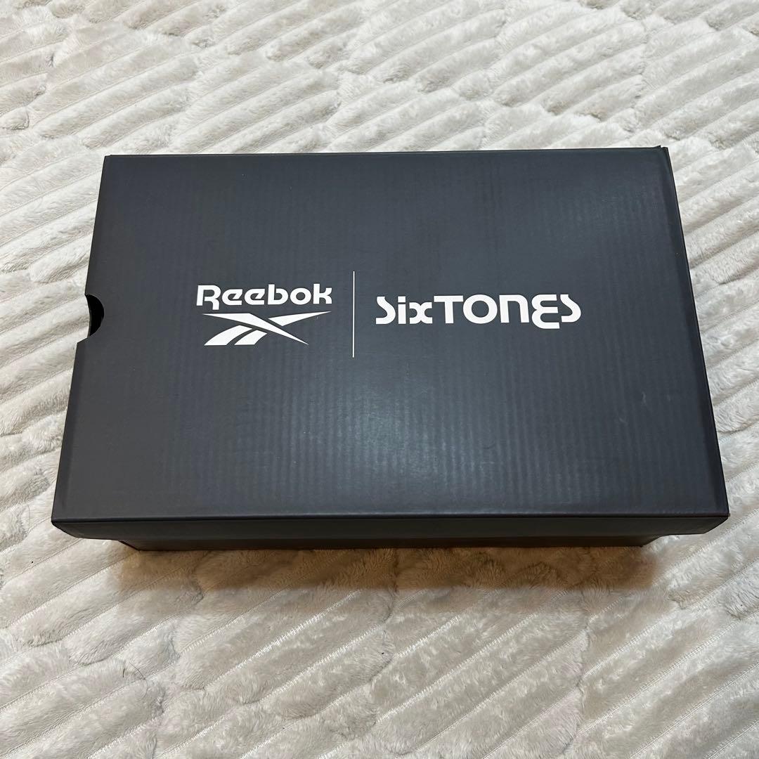 Reebok SixTONES ゴラボスニーカー　ブラック　25㎝