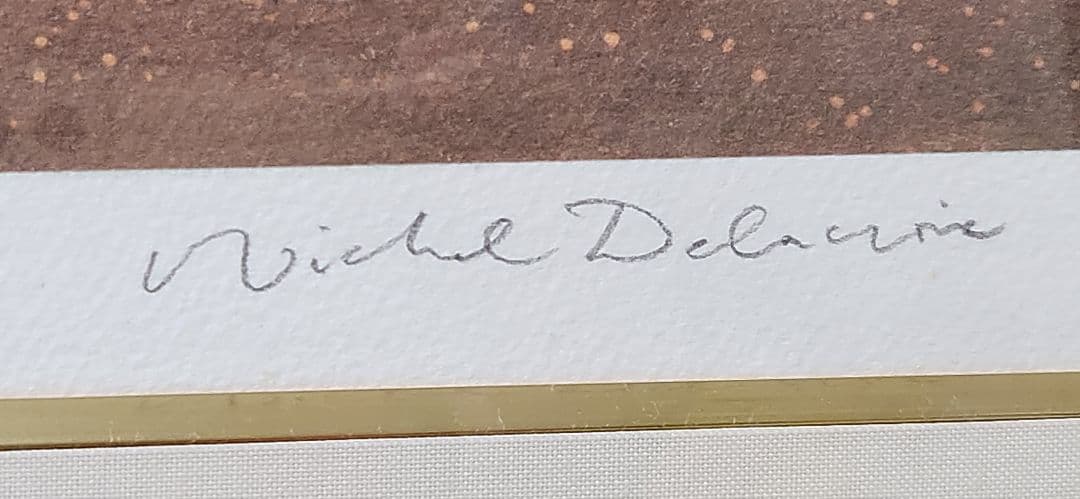 リ*カ様 ミッシェル　ドラクロア　シティーホールのウェディング　リトグラフ