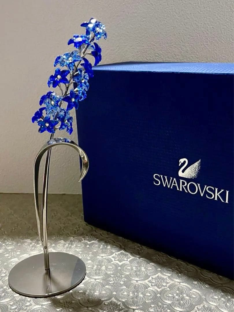 スワロフスキー　SWAROVSKI フラワー　スタンド　置物