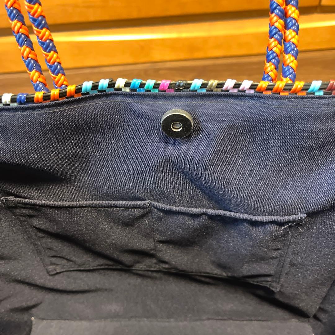 【即購入可能 新品】　メルカドバッグ　メキシコ　オアハカ産　Mサイズ　カゴバッグ