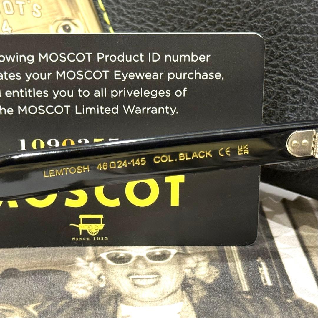 【極美品】日本限定 モスコット レムトッシュ 46 ライトグレーブラウンレンズ
