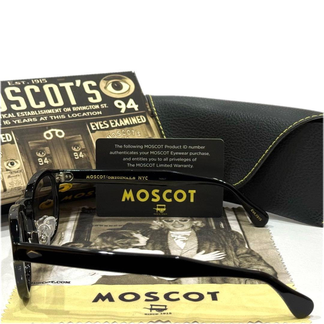 【極美品】日本限定 モスコット レムトッシュ 46 ライトグレーブラウンレンズ